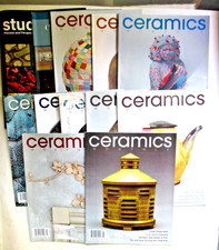 LOT of 12 Ceramics Monthly Magazine - COMPLETE 2024 SET + Studio Talk & Yearbook