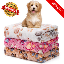 1 Pack 3 Blankets Super Soft Fluffy Premium Fleece Pet Blanket Flannel23X16 Inch