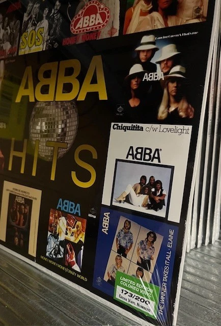 ABBA - HITS Lp/Vinile/Vinyl Ltd Cover N. 173/200 Color Green New Cover - Immagine 4 di 4