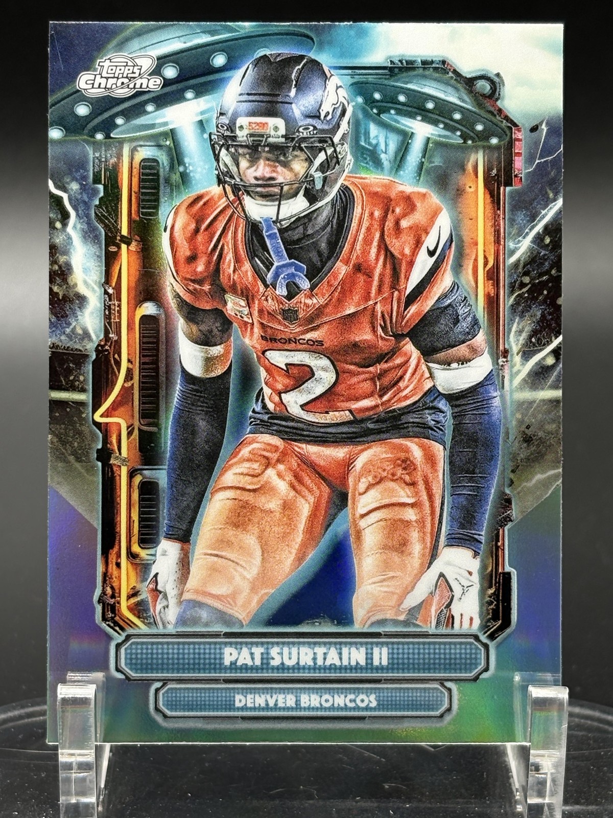 2025 Topps Chrome Cosmic #ET-22 Patrick Surtain II Extraterrestrial Talent