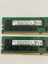 SK Hynix 32GB 2X32 64GB PC4-2666V DIMM HMA84GR7JJR4N-VK-TN 1915 Server Memory