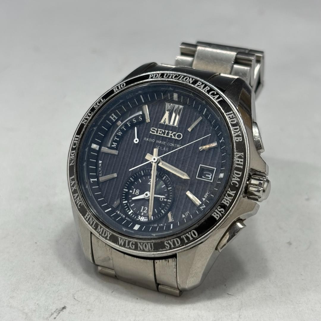Seiko BRIGHTZ Timepiece Wristwatch Solar Radio Wave S… - Gem