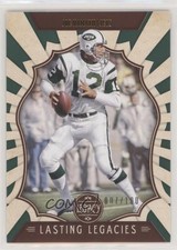 2019 Panini Legacy Lasting Legacies Green 7/100 Joe Namath #LL-JN HOF 9o3