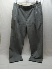 Joseph & Feiss Dress Pants Men 40x32 Pleated Wool/Polyester Regular