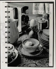 1978 Press Photo Food and beverage served for breakfast. - hpa35766
