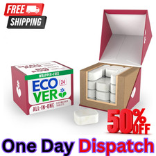 All-In-One Dishwasher Tablets  Power Cleaning Contains Salt & Rinse Aid Ecover