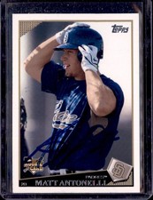 2009 Topps Rookie Card  #159 Padres Matt Antonelli  Auto/ Signed IP. rookie card picture