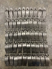 2” 316ss Pipe Clamps/straps For Unistrut Stainless Steel Lot Of 50