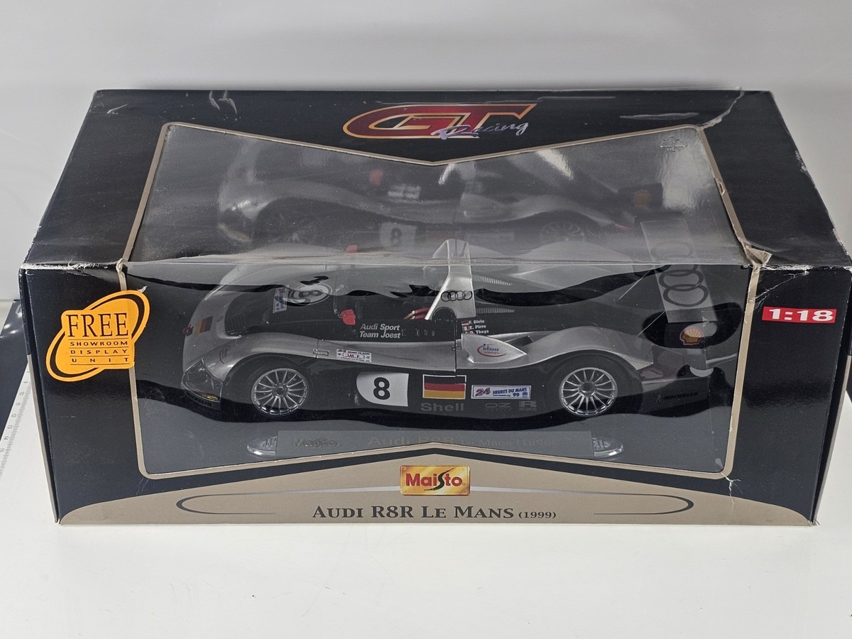 Maisto 38881 1:18 Scale Audi R8R le Mans 1999 Biela/Pirro/Theys