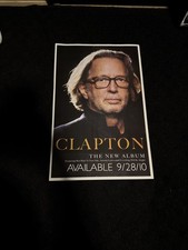Eric Clapton 11x17&rdquo; Promo Poster DS Clapton 2010