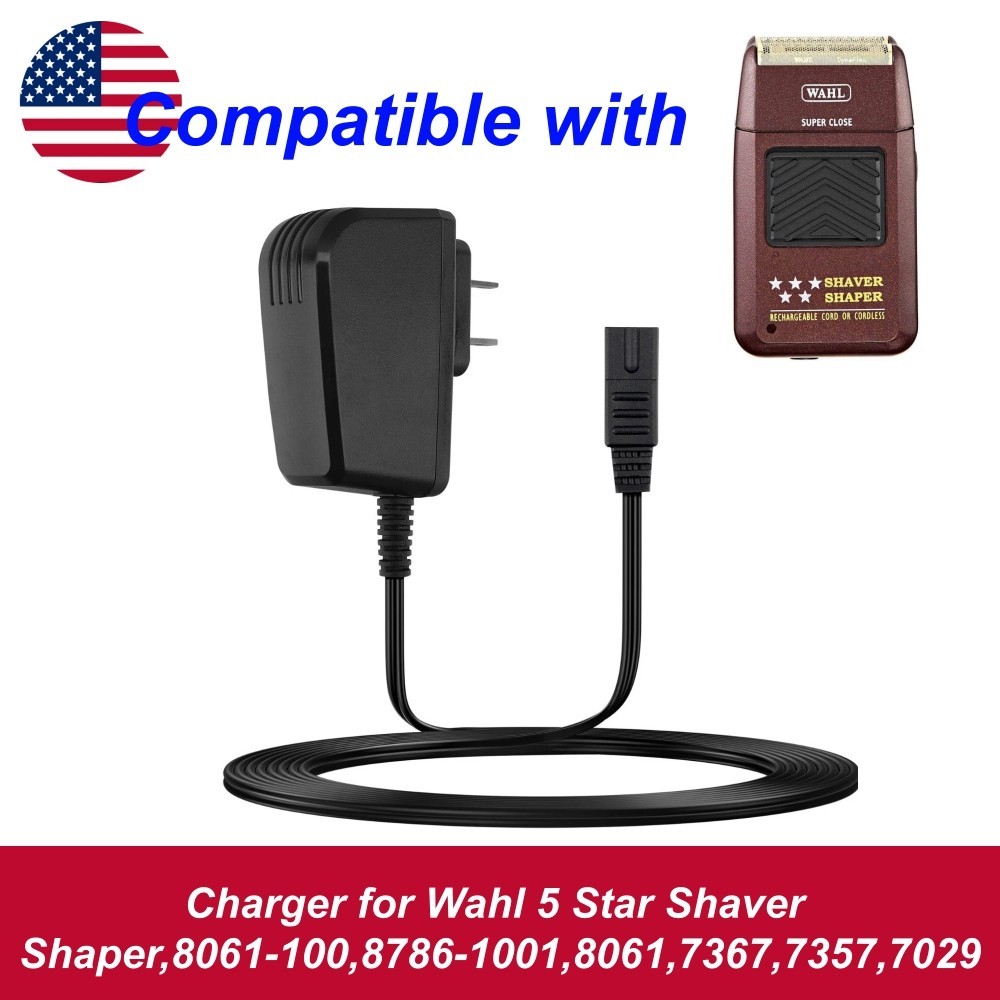 Charger for Wahl 5 Star Shaver Shaper,8061-100,8786-1001,8061,7367,7357,7029