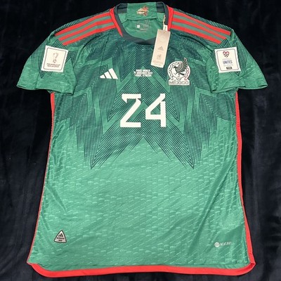Mexico 2022 Home Jersey Qatar World Cup Size XL Men Luis Chavez Saudi Arabia 24