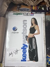 Keely Watson DYE Paintball Poster Banner  - VTG, Mint - WDP Angel DYE Girl