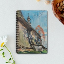 Julian Fa at St. Andrew's Church Osiek Watercolor Art Spiral Notebook