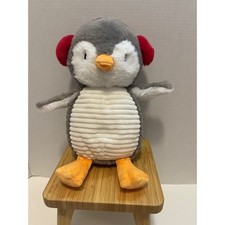 Spark Create Imagine Plush Penguin with Earmuffs Rattles Crinkles 12"