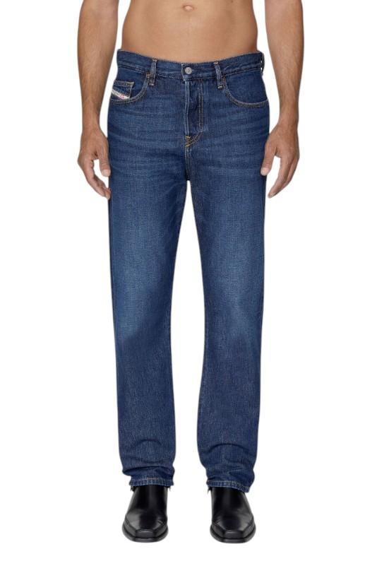 DIESEL Jeans D-Viker 2020 09C03 Men W34/L32 Blue Faded Regular Straight RRP160