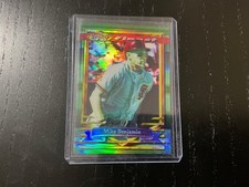 1994 Topps Finest Refractor #197 MIKE BENJAMIN - Giants
