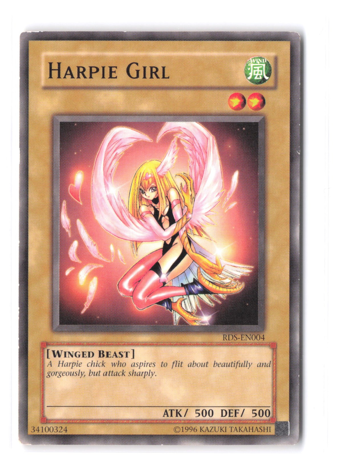 Harpie Girl RDS-JP004 YuGiOh Japanese Rise of Destiny trading card — raw and PSA graded price guide