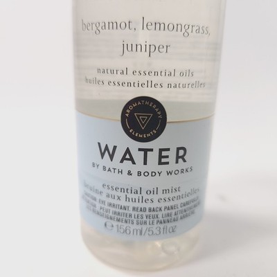 Bath & Body Works Aromatherapy ELEMENTS WATER ESSENTIAL OILS MIST 5.3Oz - Nee