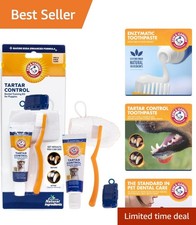 Complete Puppy Dental Care Kit: Toothbrush, Toothpaste  Fingerbrush  Vanill...