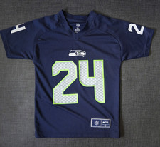 Youth / Kids NFL Seattle Seahawks Marshawn Lynch #24 Jersey Shirt Size S (8)