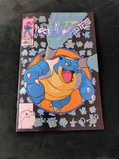 AMAZING POCKET MONSTERS #1 FOIL EMBOSSED MATTHEW WAITE BLASTOISE POKEMON 