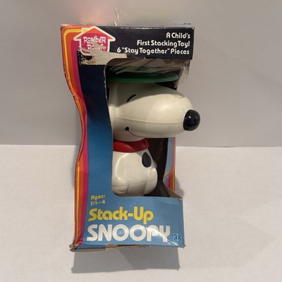 Vintage Stack-Up Snoopy COLLECTIBLE Vintage 1985 In Original Box