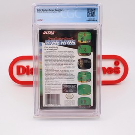 NES Nintendo CYBER STADIUM SERIES BASE WARS BASEBALL - CGC GRADED 9.6 A+ Sealed!