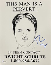Rainn Wilson Signed 11x14 Photo The Office Authentic Autograph Beckett Witness