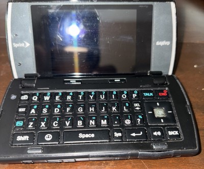 Sanyo Incognito SCP-6760 Black Phone Sprint Rare Full Keyboard Untested Camera