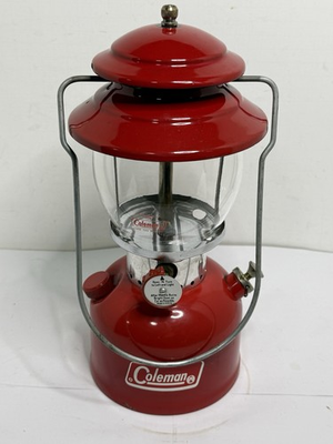 #ad Vintage 1973 Coleman Model 200A Single 1 Mantle Red Gas Camping Lantern 2 73 $99.99