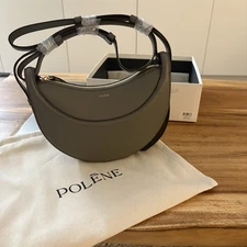 NWT - Polene Numéro Dix Cross-Body Bag in Smooth Smoky Green