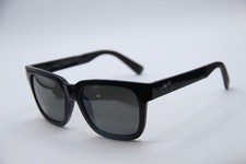 MAUI JIM MJ540-02 MONGOOSE BLACK AUTHENTIC DESIGNER SUNGLASSES 54-18