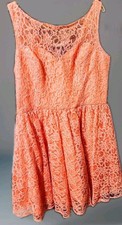 Morilee Madeline Gardner Coral Lace Dress Size 20