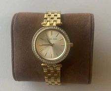 MICHAEL KORS Darci Gold Tone MK3365 Stainless Steel Women’s Watch w/Accessories