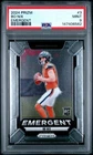 147406562 Bo Nix 2024 Panini Prizm #3 Emergent Rookie RC PSA 9