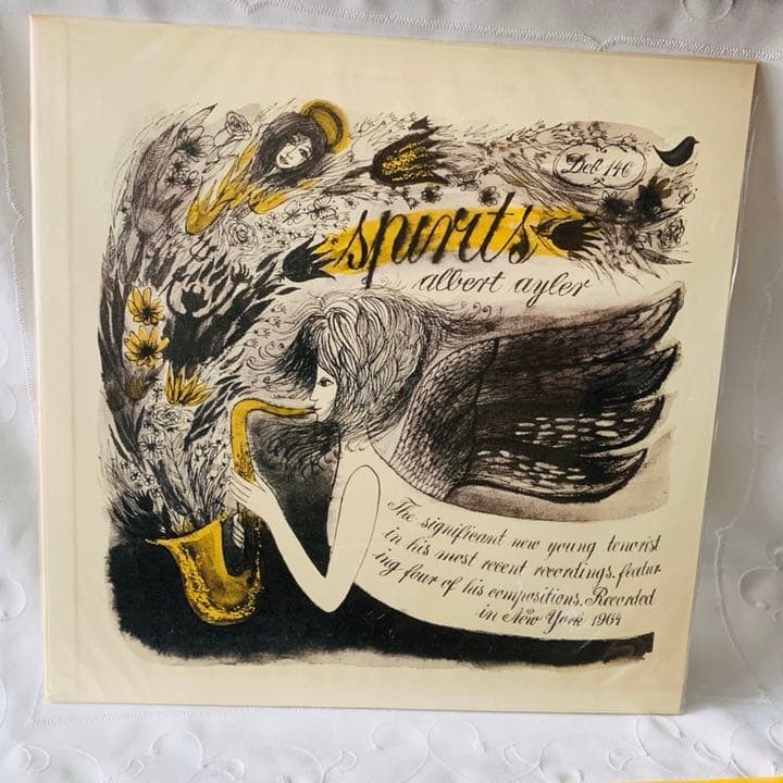Albert Ayler Spirits LP Japan Reissue 1985 Free K18P-9386 Jazz Record