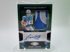 2025 Panini Certified Freshman Fabric Isaac TeSlaa RC Auto Patch /15 Lions
