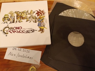CHRONO TRIGGER SNES Original Soundtrack VGM Vinyl 4LP Box (splatter)