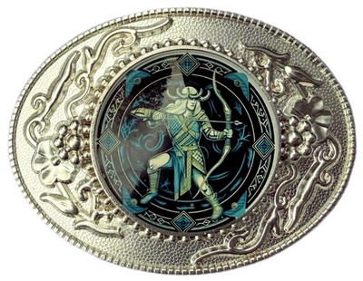 Schütze Sternzeichen Sternzeichen Horoskop Gürtelschnalle in Geschenkbox