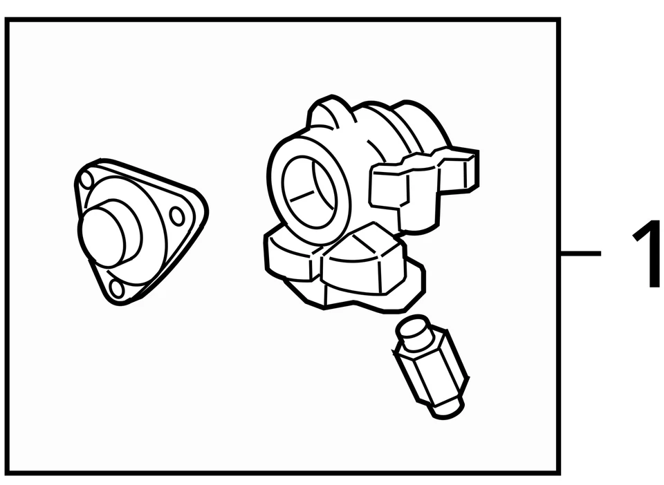 Bomba de columna de dirección asistida Ford Explorer Sport Trac 2001-2003 OEM WFDY1 Foto 3 de 3