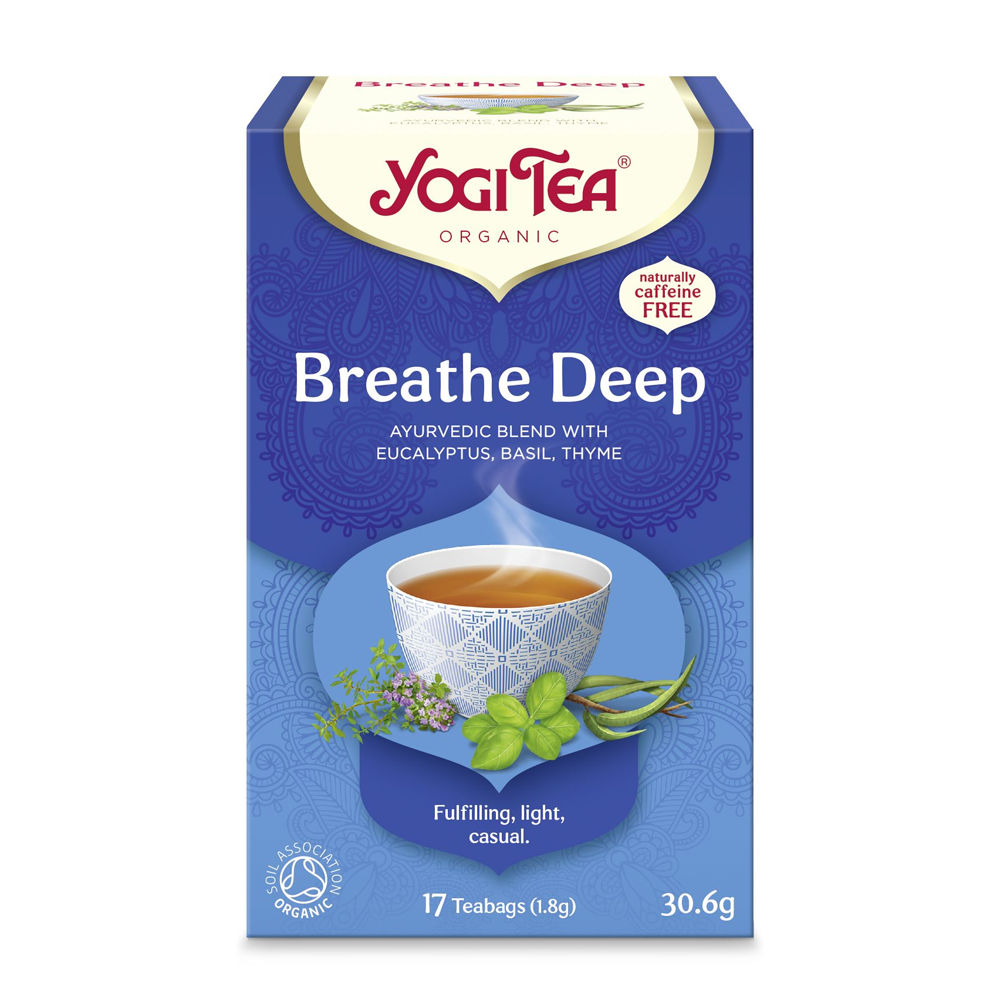 Yogi Tea Breathe Deep Organic 17 Bags Herbal Tea