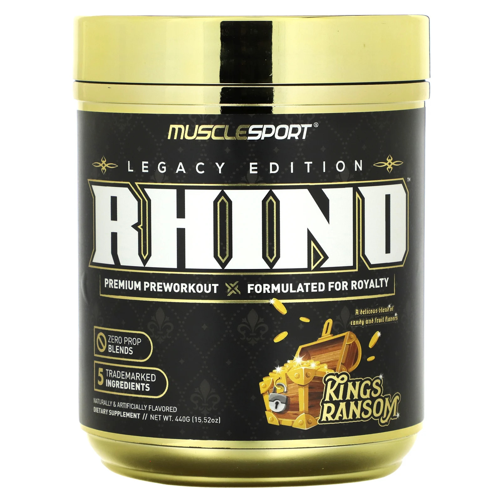 Legacy Edition Rhino Preworkout Премиум-класса Kings Ransom 1552 унции 440 г 9390₽