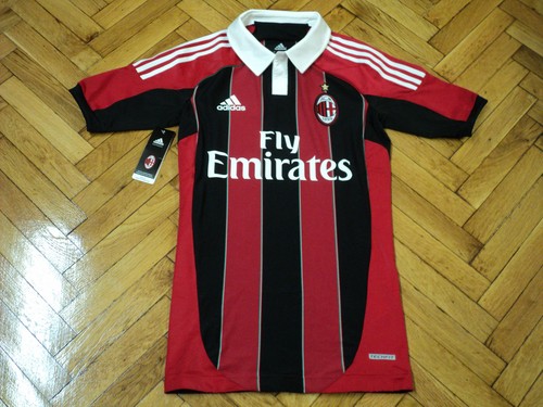 AC Milan Jersey Tech Fit Shirt TECHFIT Top Maillot Authentic Trikot Maglia  NEW M | eBay