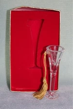 Gorham Crystal Lady Ann Flute Ornament 2000