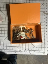 Junk Drawer Lot Cigar Box & Misc Collectibles B338