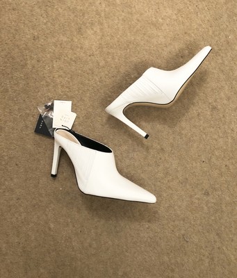 backless heeled mules