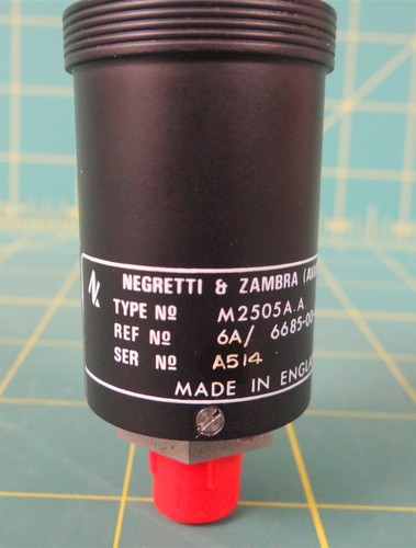 Negretti & Zambra / Meggitt M2505AA Pressure Gauge NSN 6685-00-453-0178 - Foto 4 di 11