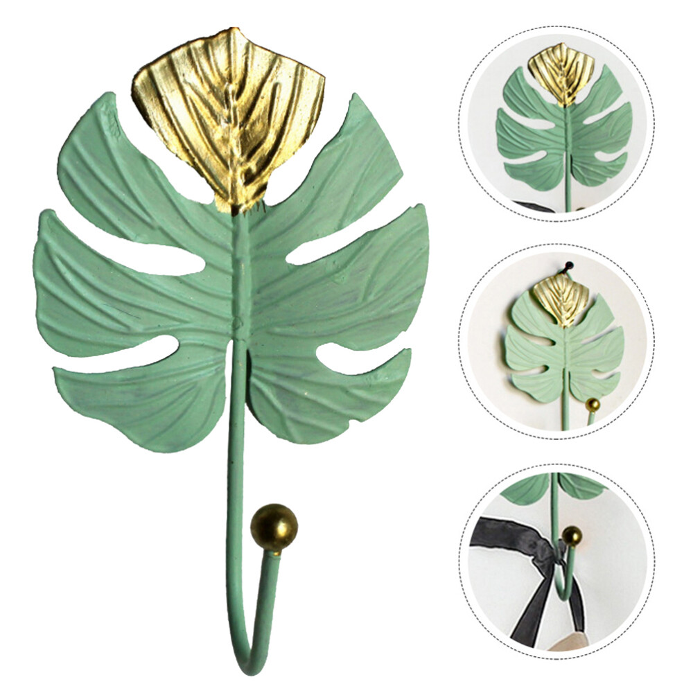 Clothes Rack Heavy Duty Kids Decor Hook Practical Wall Leaf Shaped-image