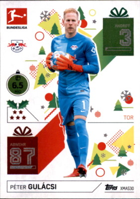 Match Attax 2021 2022 21/22 XMAS30 - Peter Gulacsi